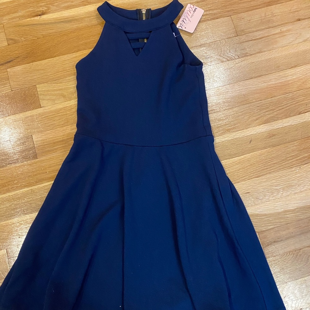 Navy blue girls size L Sally Miller Dress